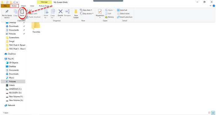 How to move Files and Folders in Windows 10