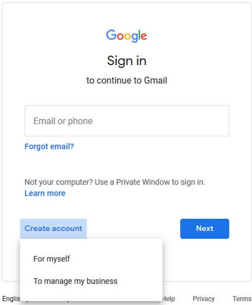 Up login sign gmail Gmail Sign