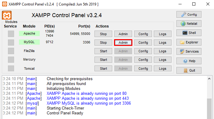 How to change phpMyAdmin password on XAMPP - 34