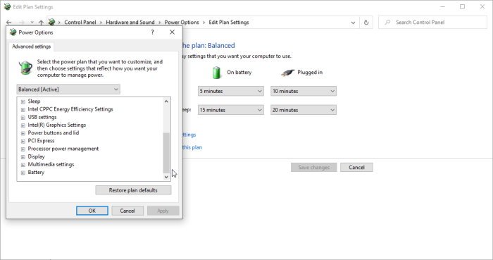 how to delete power plans