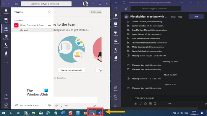 open multiple instances of Microsoft Teams