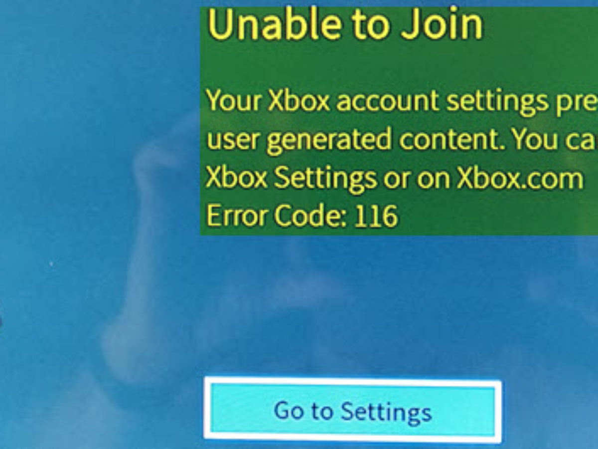 How To Fix Roblox Error Codes 106 116 110 On Xbox One - how to play roblox on pc with xbox friends