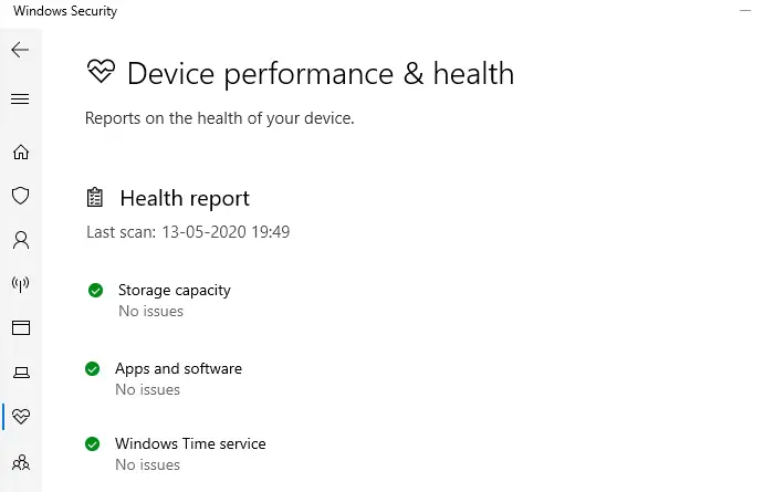 windows 10 health check windows 10 health check