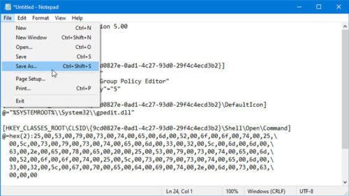 How to add Local Group Policy Editor to Control Panel in Windows