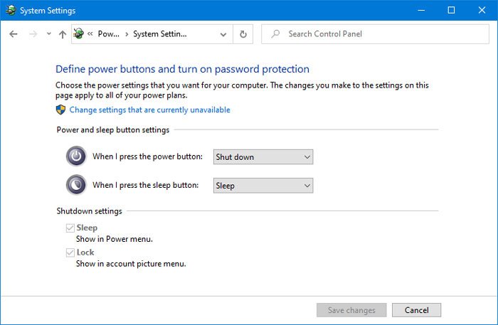 windows 10 sleep button missing windows 10 sleep button missing