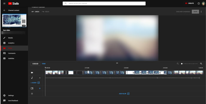 How to use YouTube video editor