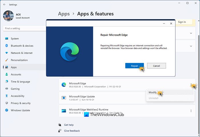 Open in MS Edge™