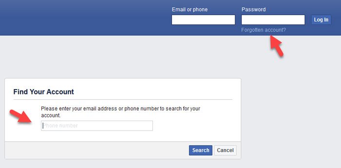 Facebook id number login with How to