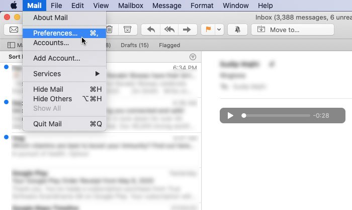 add outlook account to mac