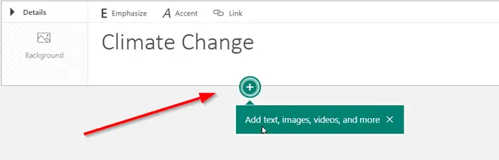 Add Video and Audio files to Microsoft Sway