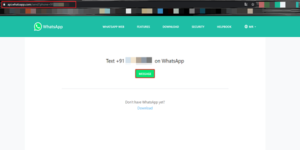 How to send WhatsApp message without saving number via PC or Phone