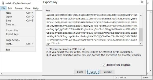 Cypher Notepad for Windows PC