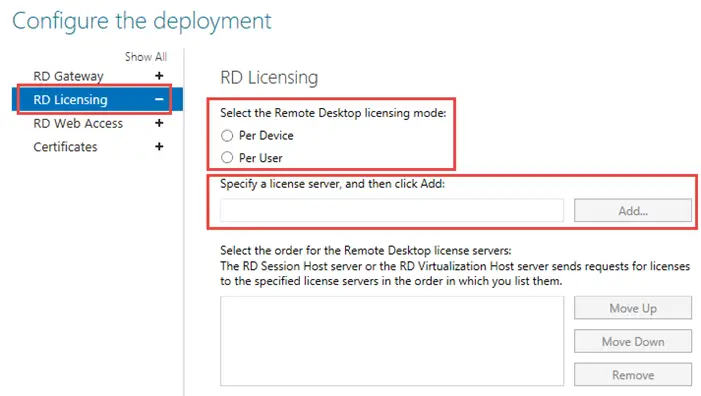 The remote session was disconnected because there are no Remote Desktop License Servers available to provide a license
