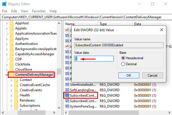Disable Microsoft Edge Ads in Windows 10 Start Menu using Registry