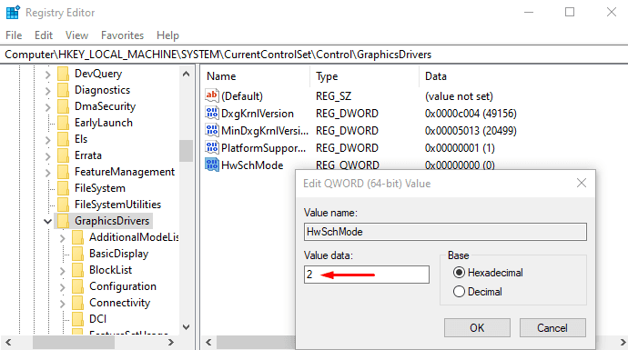 Enable Hardware-accelerated GPU Scheduling