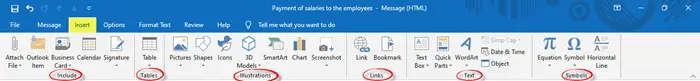 How to create a new email in Outlook