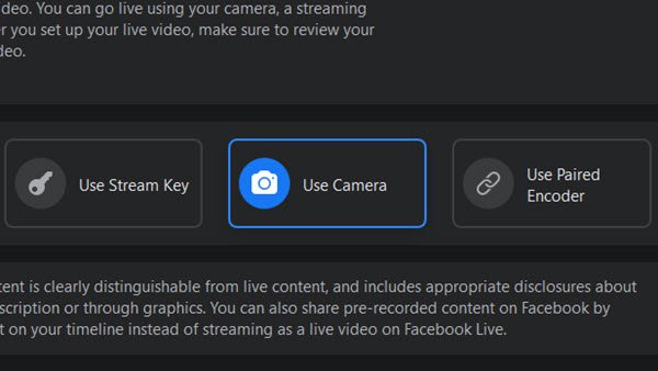 How to stream on Facebook Live