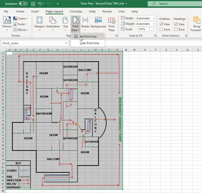 Excel Floor Plan Template Free