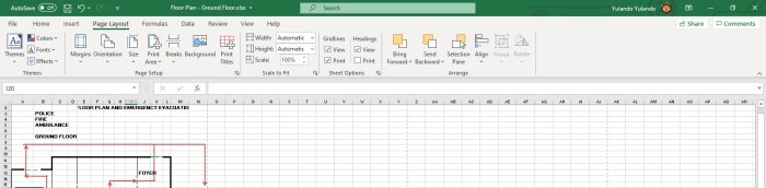 Microsoft Office Excel Print Gridlines option