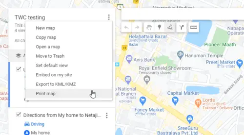 how to create a custom map google