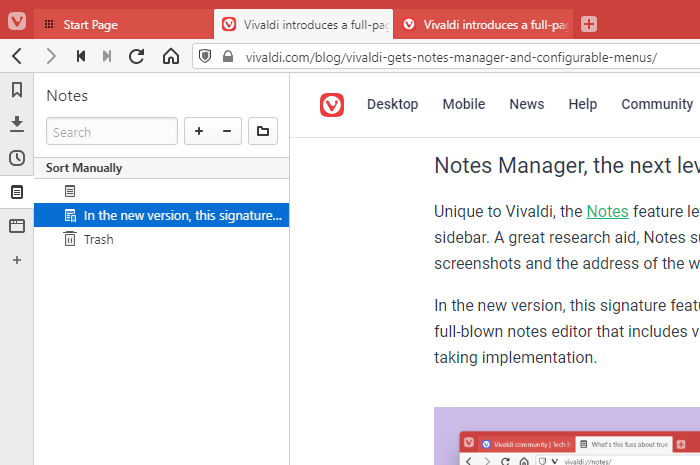 Vivaldi browser review