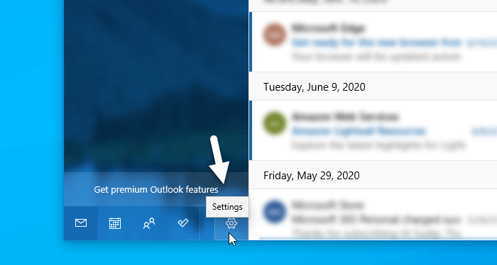 Enable  disable  manage  use Swipe actions in Mail app of Windows 10 - 70