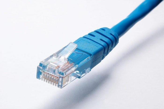 conexión de cable ethernet