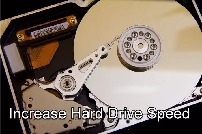 increase hard drive speed performance