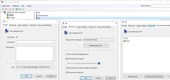 Local User & Group Management in Windows 10 Home