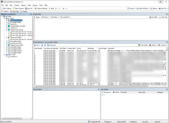 netmon analyser windows