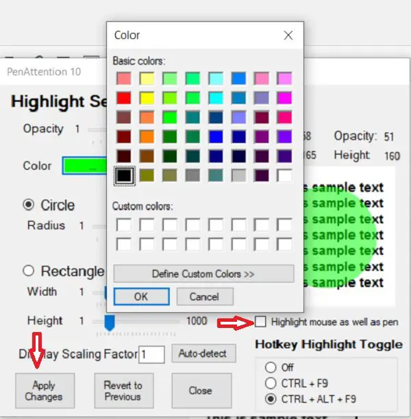 Mouse Pointer & Cursor Highlighter for PC