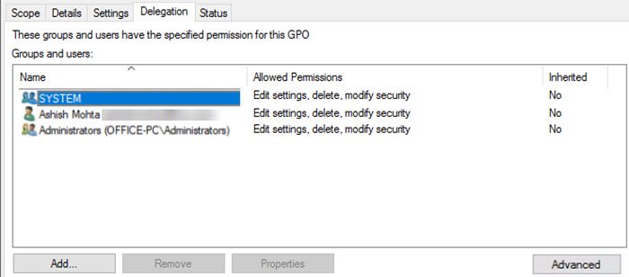 How to exclude Individual Users or Computers from a Group Policy Object - 70