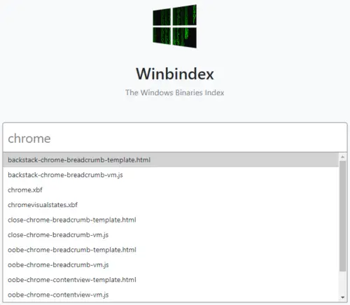 Заменить DLL файл-Winbindex