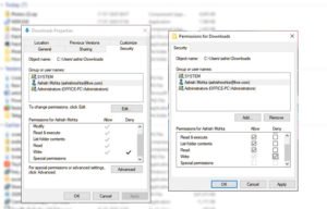 How to Deny or Allow access to Downloads folder on this device