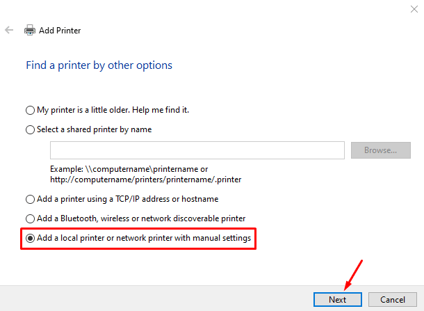 How to Add a Local Printer in Windows 10