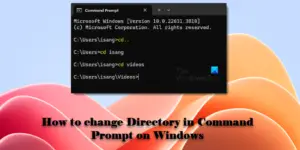 command prompt change directory windows 11
