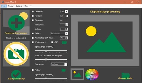 ImagesMixer Bulk Image Processing Tool