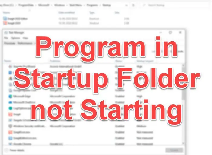 Windows shop startup folder