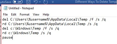 Different Ways To Delete Temporary Files In Windows 10