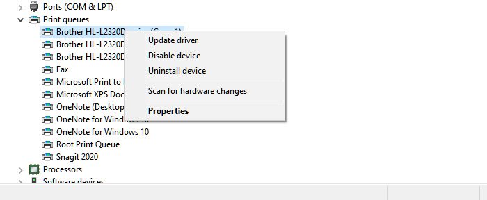 Update Printer Driver Windows