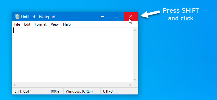 Windows 10 does not remember window position and size