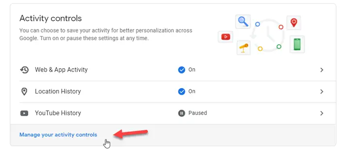 How to auto-delete Google Web & App, Location and YouTube history
