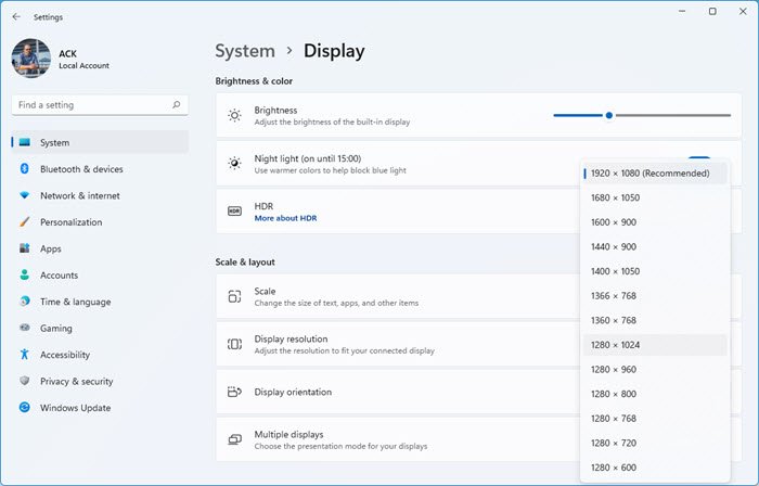 How to change game screen size/resolution on Windows 11? : r