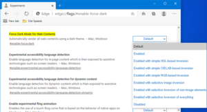 dark mode edge browser