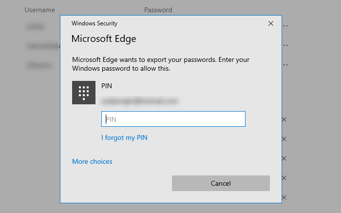Import Or Export Saved Passwords From Microsoft Edge 1
