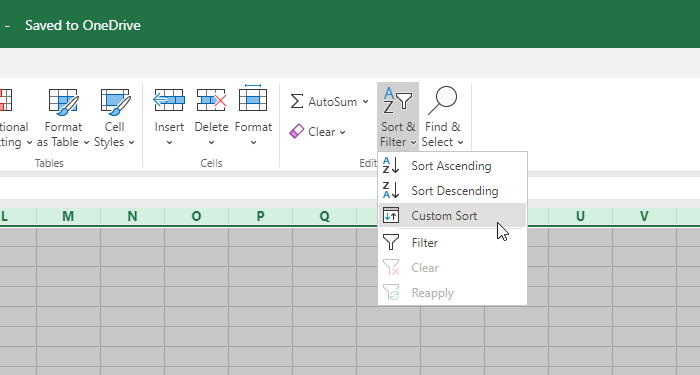 How to sort data by date in Microsoft Excel and Excel Online