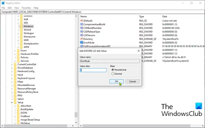 Exception processing message parameters