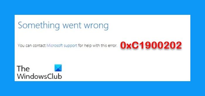 Fix Windows Upgrade error 0xC1900202