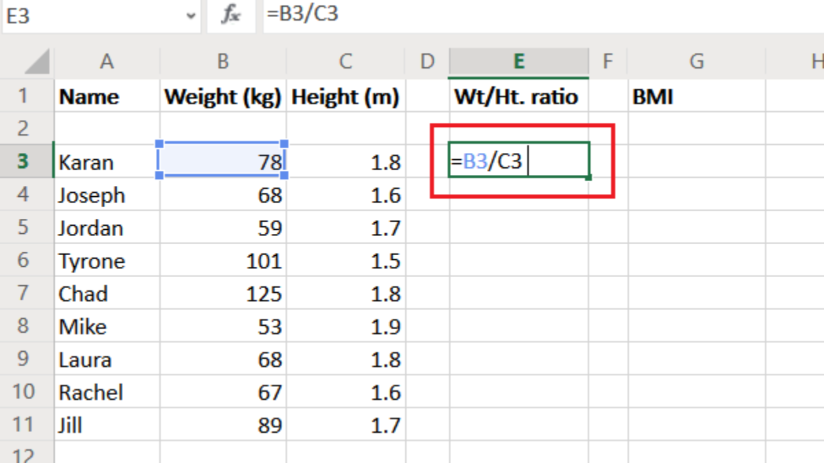 how to figure bmi manually