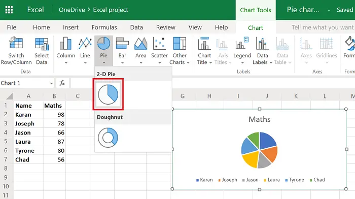 How to make a Pie Chart in Excel - 54